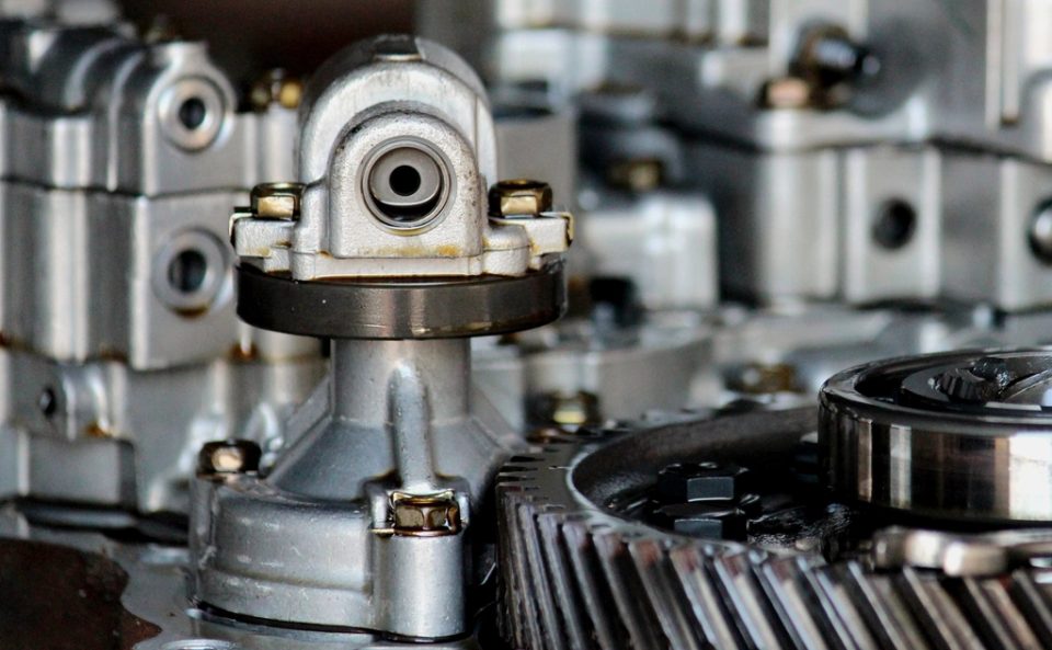 Detalle de las piezas de un motor